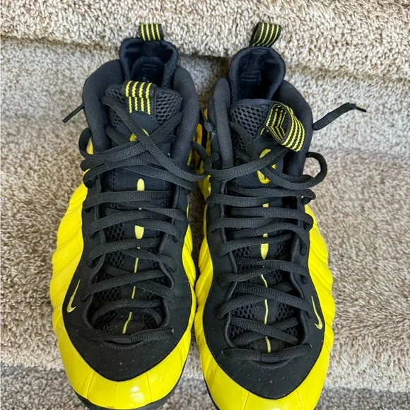 Nike Air Foamposite One “Wu Tang” Optic Yellow and Black Sneakers